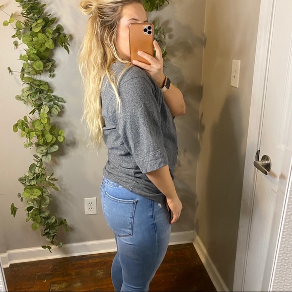 Lululemon Oversized SS Sweatshirt 6 grey - Picture 9 of 9